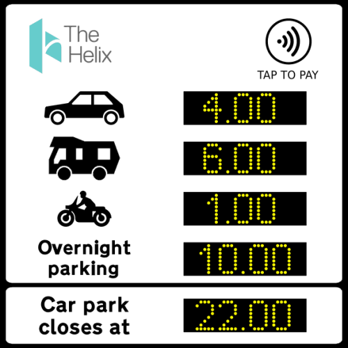 Helix Park Falkirk Parking Signs Coeval